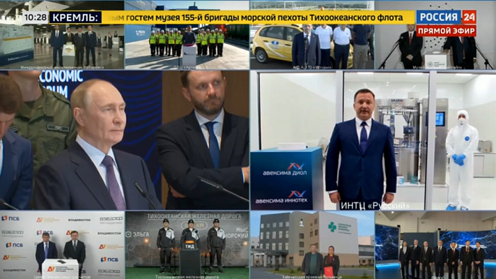 Первый российский препарат для профилактики тромбозов ДИМОЛЕГИН® представлен Президенту России на ВЭФ